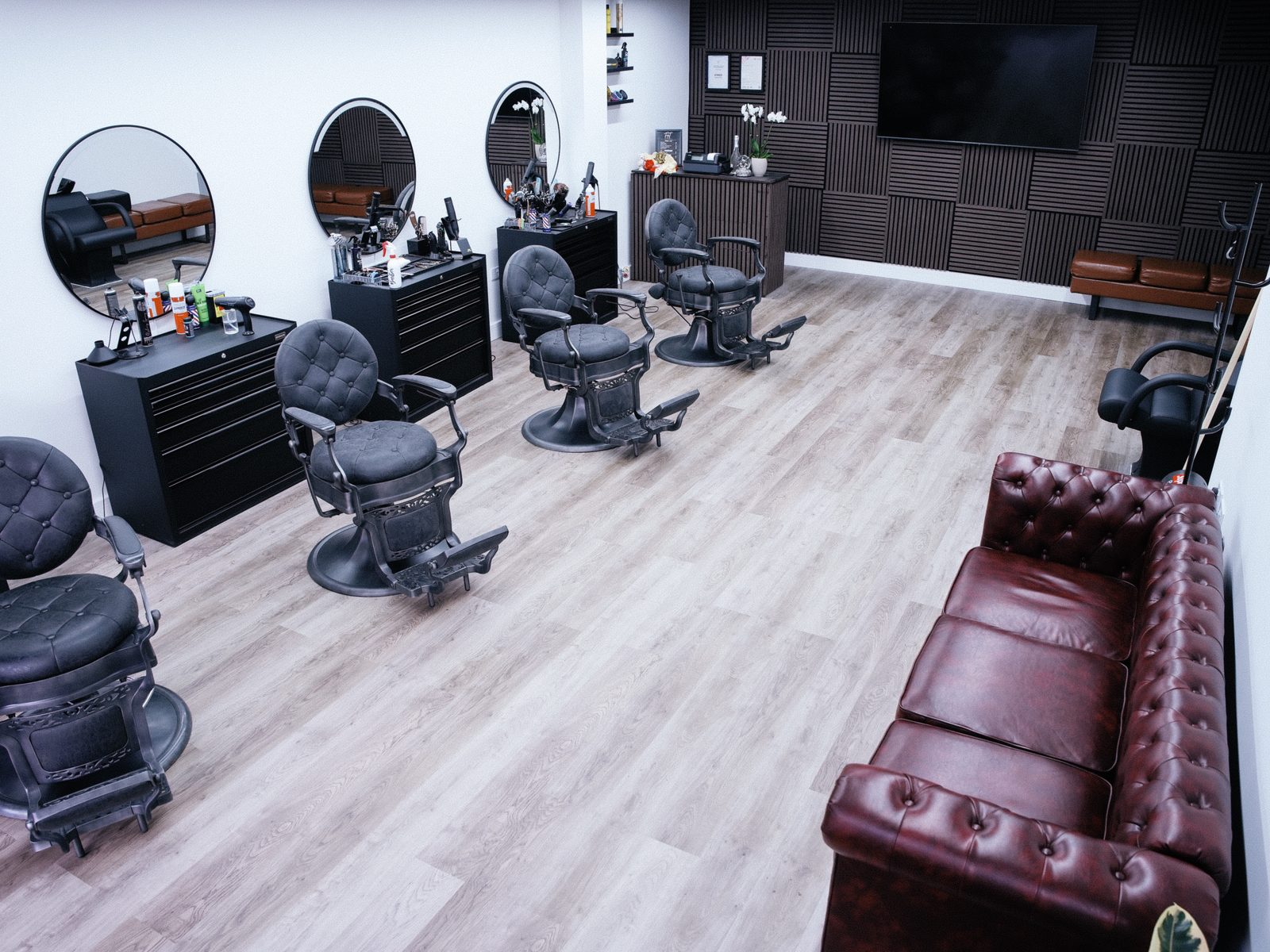 Fat Fade barbershop interior Farnborough