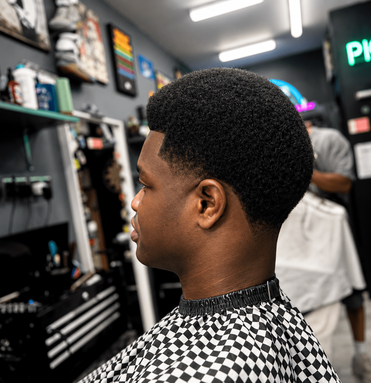 Barber Farnborough skin fade